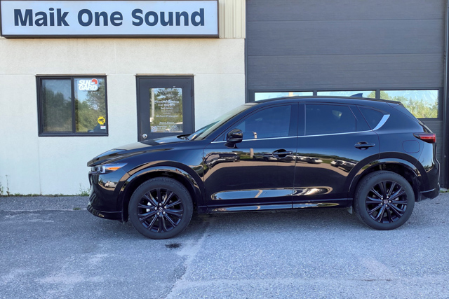 2022 Mazda CX-5 with professional window tint in North Bay